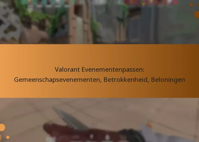 Valorant Evenementenpassen: Gemeenschapsevenementen, Betrokkenheid, Beloningen