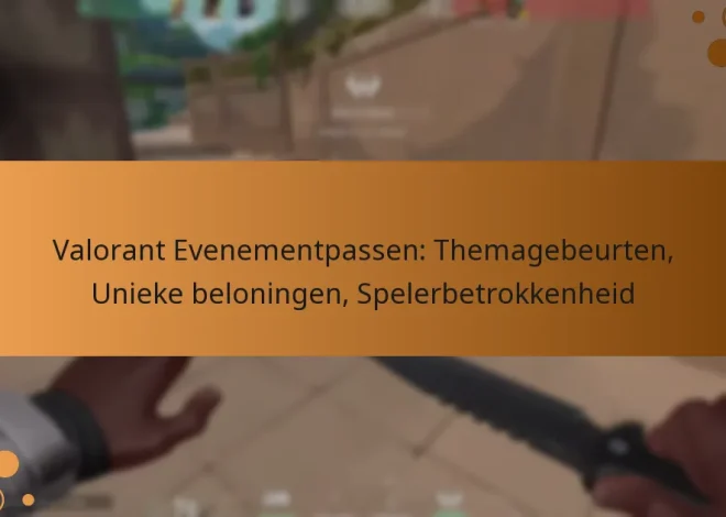 Valorant Evenementpassen: Themagebeurten, Unieke beloningen, Spelerbetrokkenheid